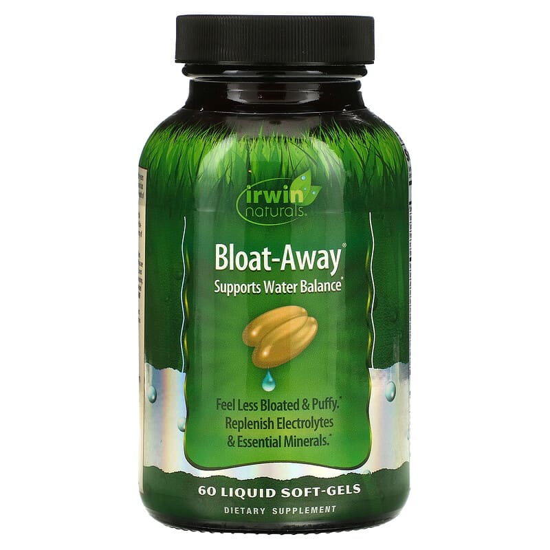 Irwin Naturals Bloat-Away 60 Liquid Soft-Gels 710363573041