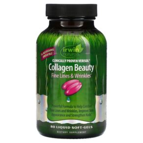 Irwin Naturals Clinically Proven Verisol Collagen Beauty 80 Liquid Soft-Gels 710363592127