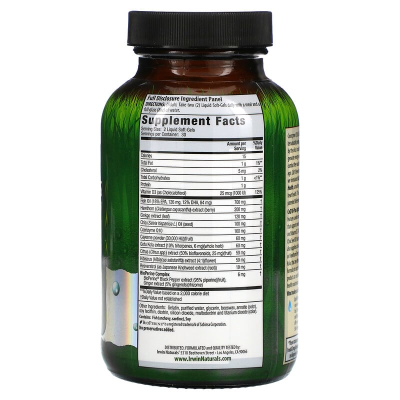 Irwin Naturals, CoQ10-Plus, 60 Liquid Soft-Gels 710363585785