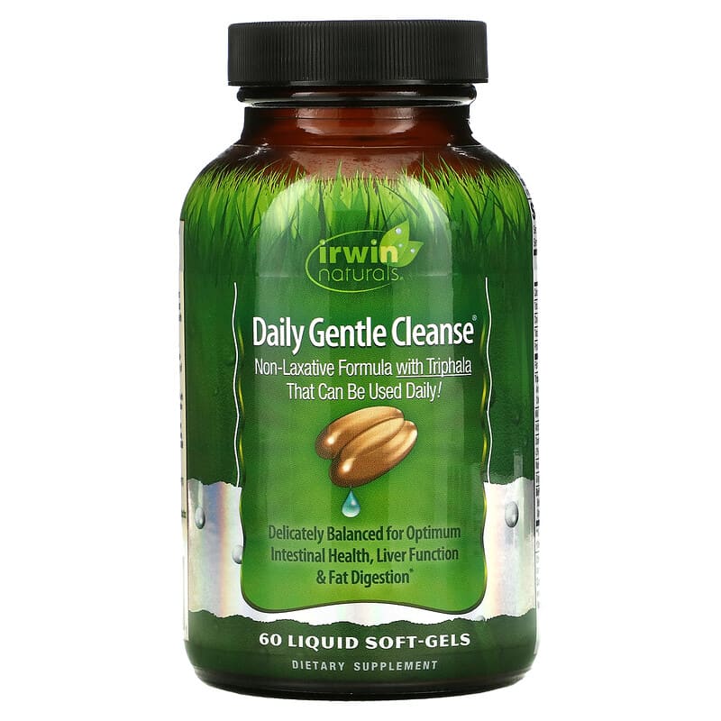 Irwin Naturals Daily Gentle Cleanse 60 Liquid Soft-Gels 710363568351