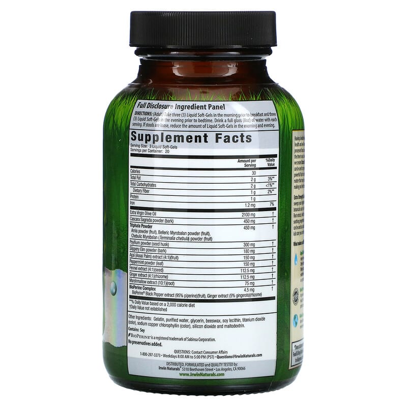 Irwin Naturals, Extra Strength Colon Flush, 60 Liquid Soft-Gels 710363586355