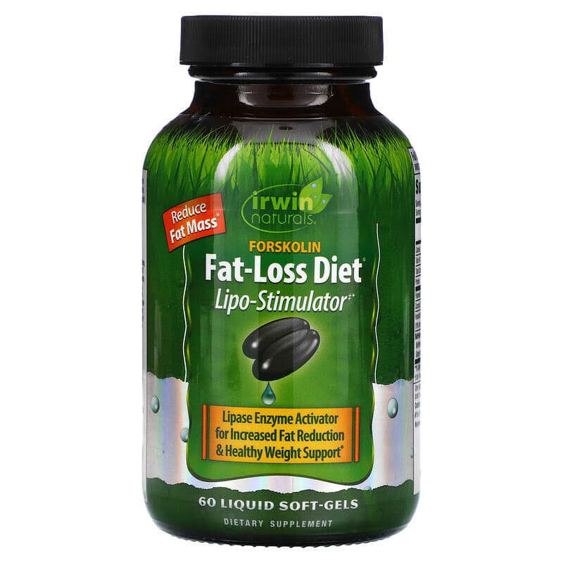 Irwin Naturals Forskolin Fat-Loss Diet 60 Liquid Soft-Gels 710363584214