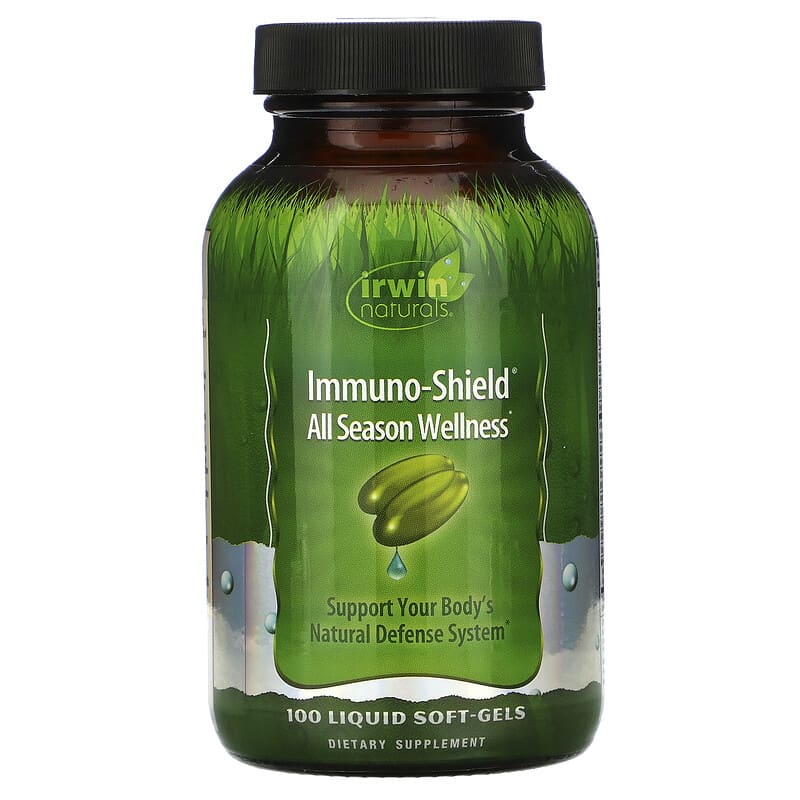 Irwin Naturals Immuno-Shield All Season Wellness 100 Liquid Soft-Gels 710363262419