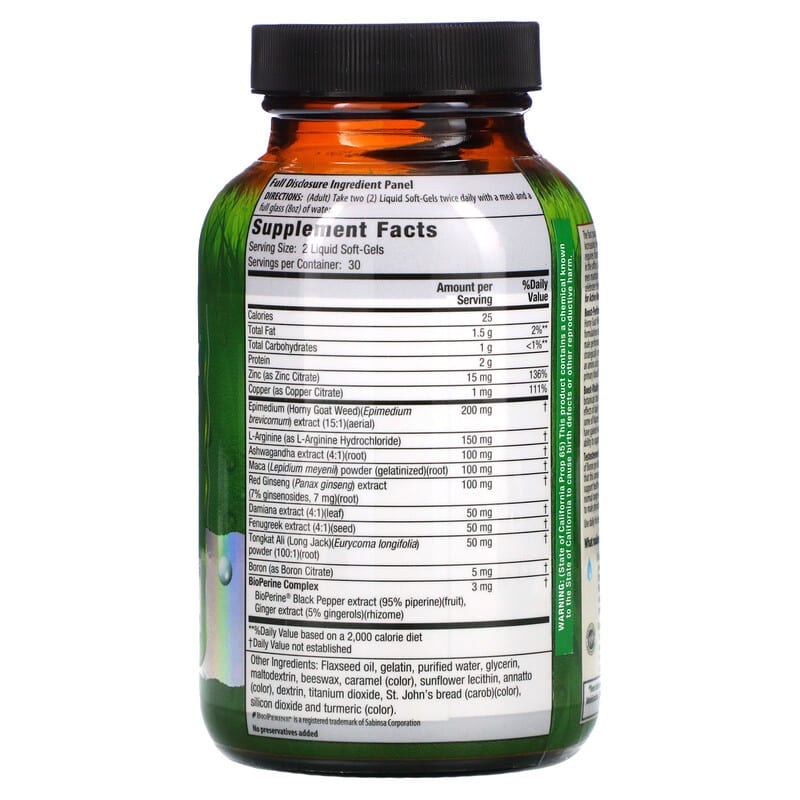 Irwin Naturals, Libido-Max for Active Men,  60 Liquid Soft-Gels 840081402559