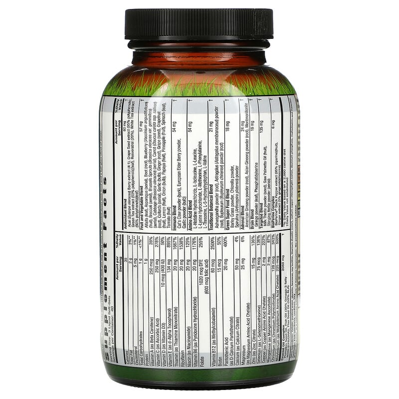 Irwin Naturals, Men's Living Green Liquid-Gel Multi, 120 Liquid Soft-Gels 710363575472