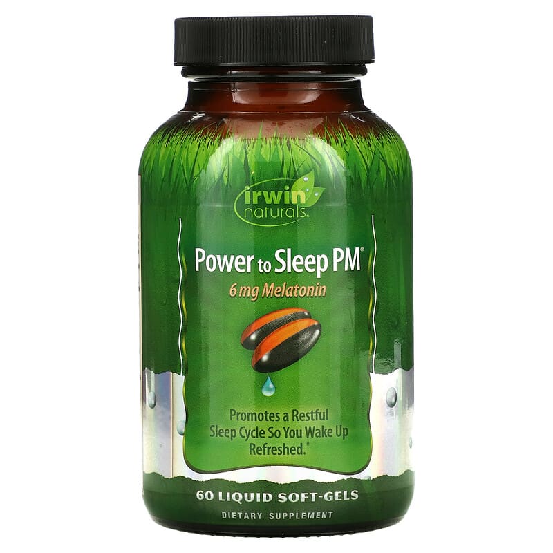 Irwin Naturals Power to Sleep PM 60 Liquid Soft-Gels 710363585365