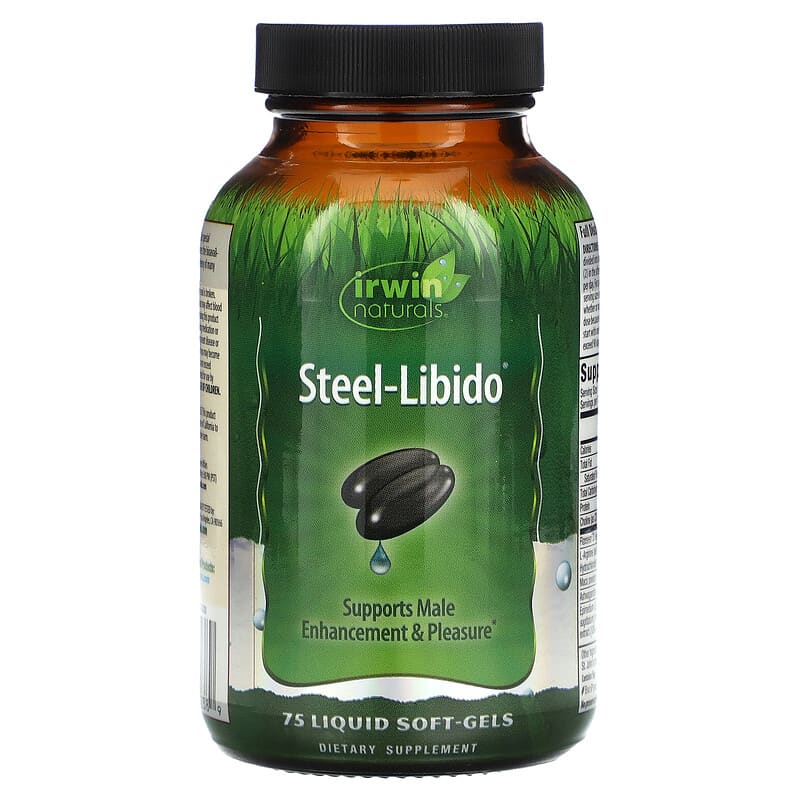 Irwin Naturals Steel Libido 75 Liquid Soft-Gels 710363262389