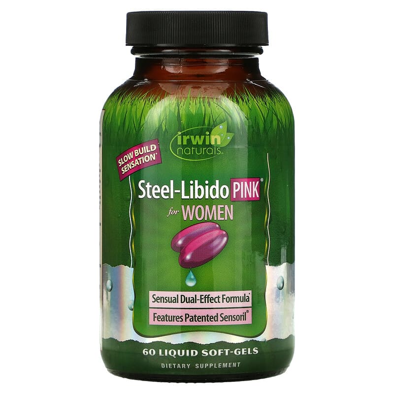 Irwin Naturals Steel-Libido Pink For Women 60 Liquid Soft-Gels 710363585310