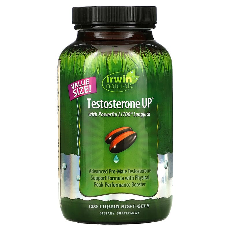 Irwin Naturals Testosterone UP 120 Liquid Soft-Gels 710363585280