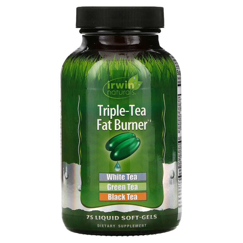 Irwin Naturals Triple-Tea Fat Burner 75 Liquid Softgels 710363568894