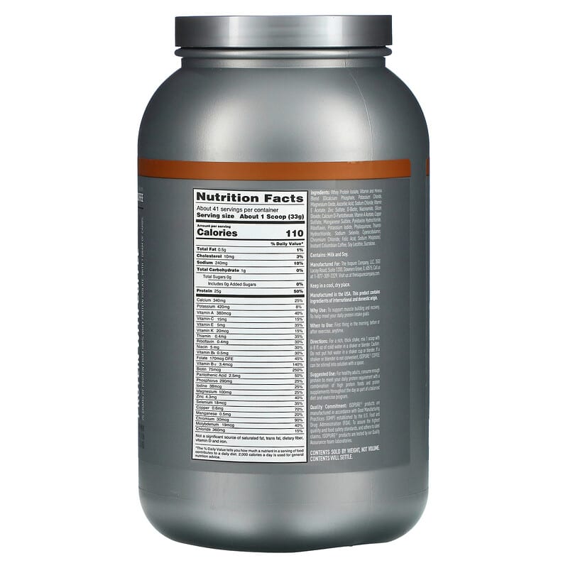 Isopure, Protein Powder with Coffee, Colombian Coffee, 3 lb (1.36 kg) 89094022310