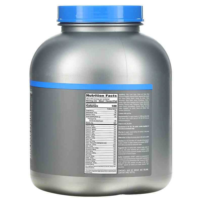 Isopure, Zero Carb Protein Powder, Creamy Vanilla, 4.5 lb (2.04 kg) 89094022938