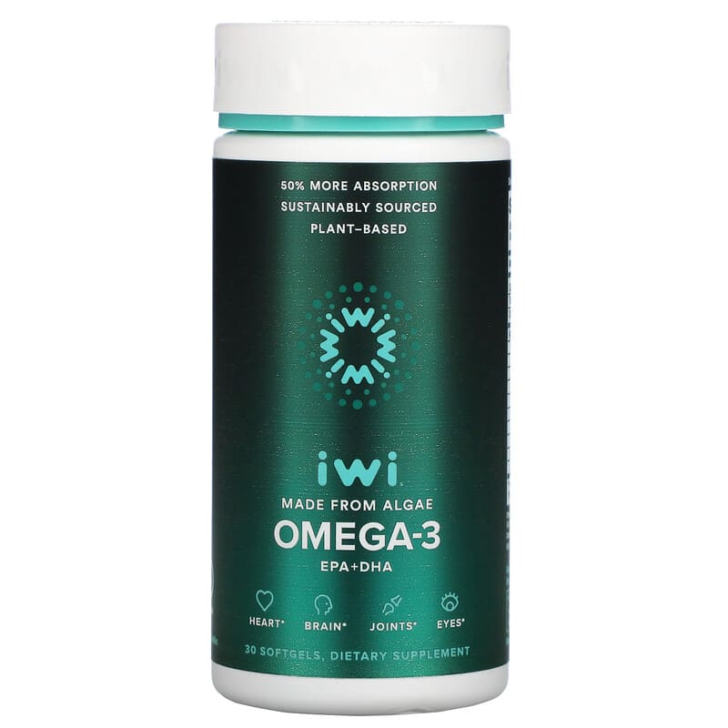 iWi, Omega-3 EPA + DHA, 30 Softgels 818353022002