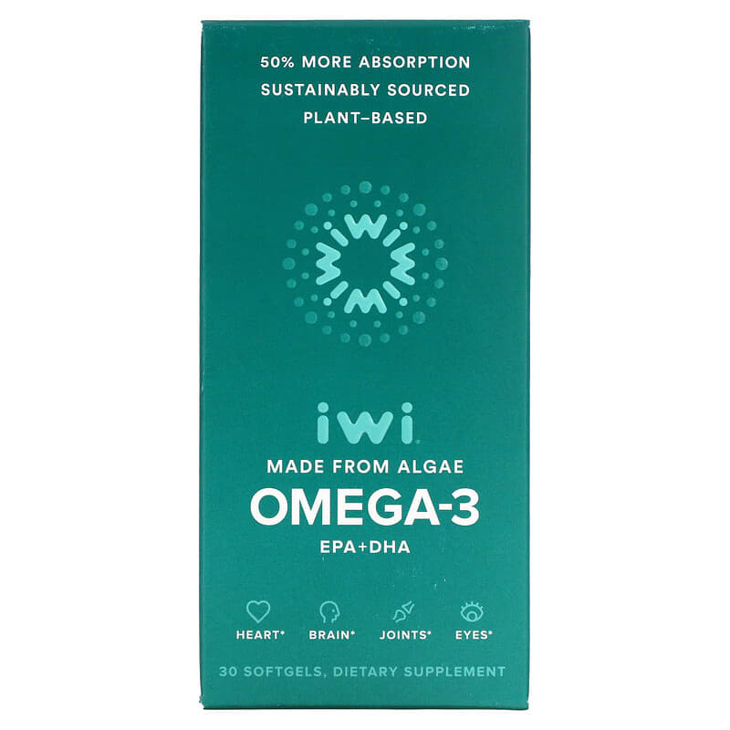 iWi Omega-3 EPA + DHA 30 Softgels 818353022002