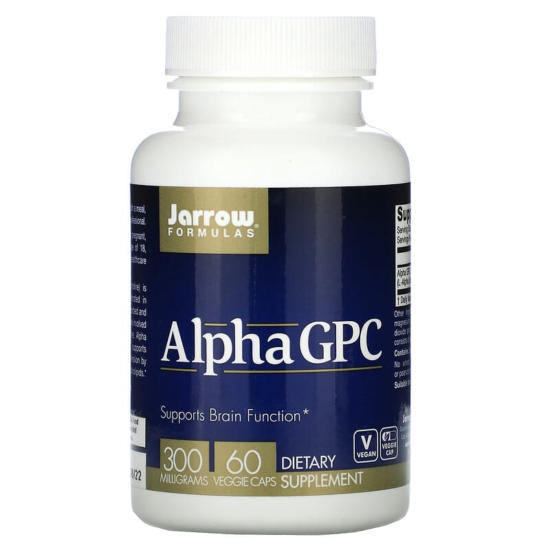 Jarrow Formulas Alpha GPC 300 mg 60 Veggie Caps 790011560029