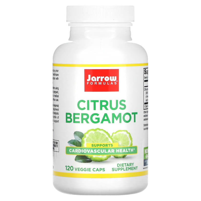Jarrow Formulas Citrus Bergamot 120 Veggie Caps 790011140962