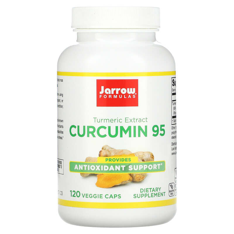 Jarrow Formulas Curcumin 95 Turmeric Extract 500 mg 120 Veggie Caps 790011140764