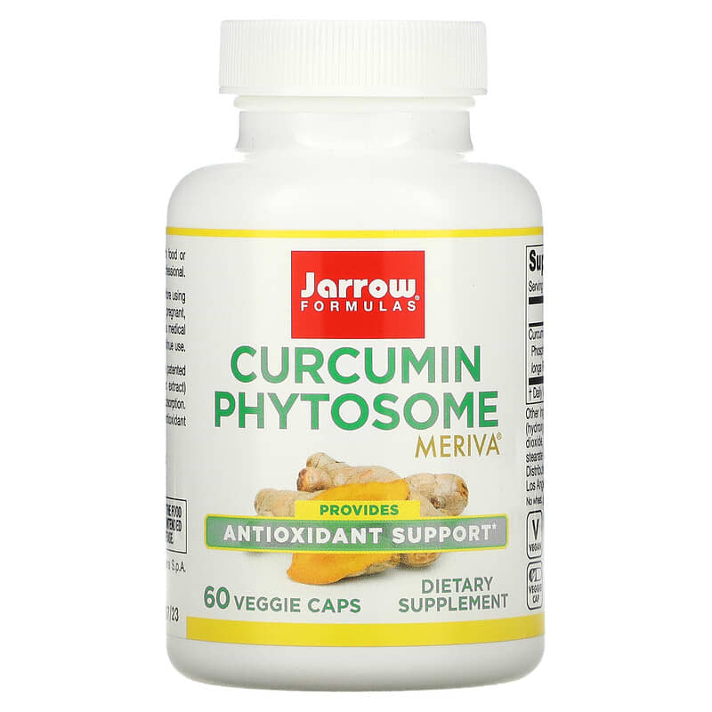 Jarrow Formulas Curcumin Phytosome 500 mg 60 Veggie Caps 790011140863