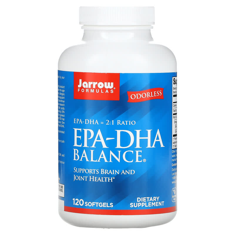Jarrow Formulas EPA-DHA Balance 120 Softgels 790011160366