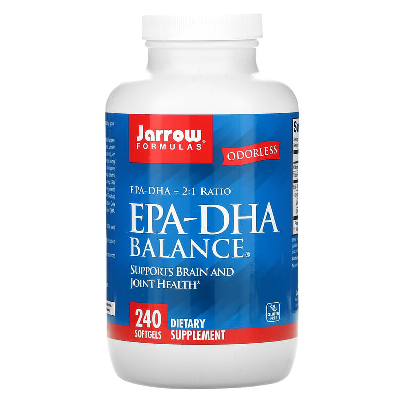 Jarrow Formulas EPA-DHA Balance 240 Softgels 790011160397