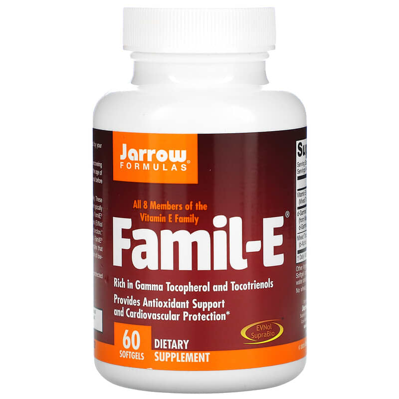 Jarrow Formulas Famil-E 60 Softgels 790011120285
