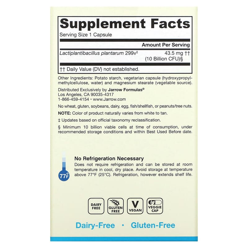 Jarrow Formulas, Ideal Bowel Support, 10 Billion, 30 Veggie Caps 790011030287
