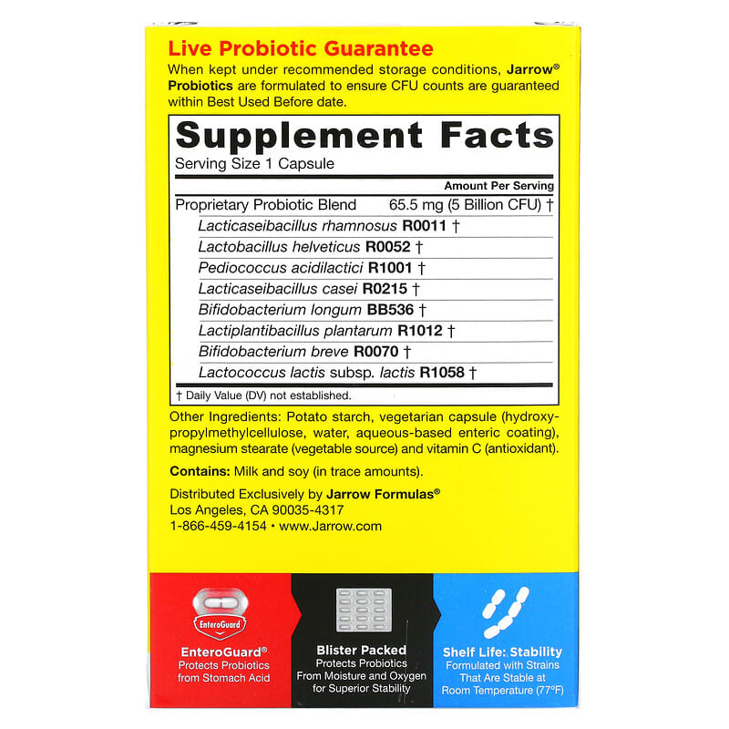 Jarrow Formulas, Jarro-Dophilus EPS, 5 Billion, 120 Veggie Caps 790011030249