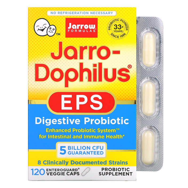 Jarrow Formulas Jarro-Dophilus EPS 5 Billion 120 Veggie Caps 790011030249
