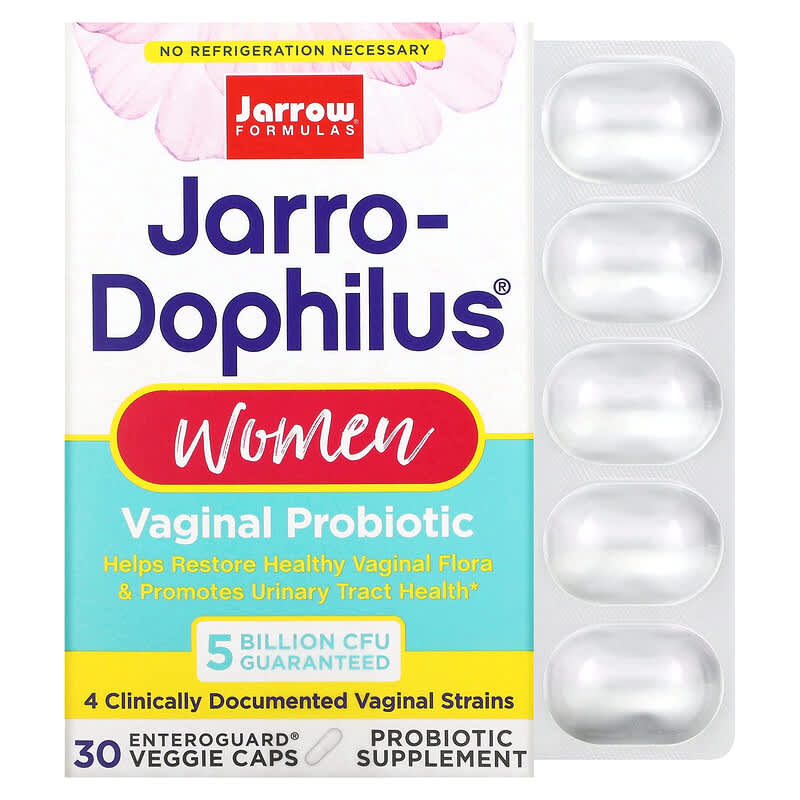 Jarrow Formulas Jarro-Dophilus Vaginal Probiotic Women 5 Billion 30 Veggie Caps 790011030515