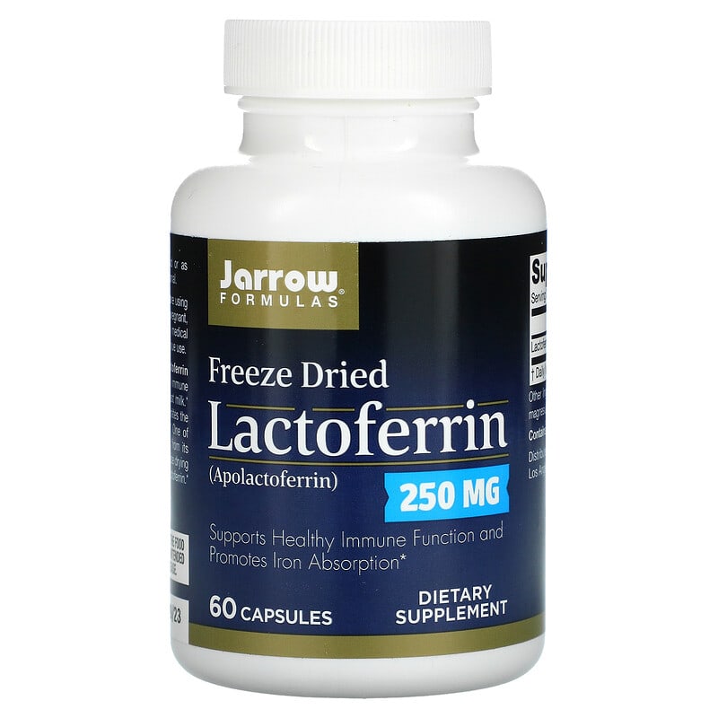 Jarrow Formulas Lactoferrin Freeze Dried 250 mg 60 Capsules 790011210115