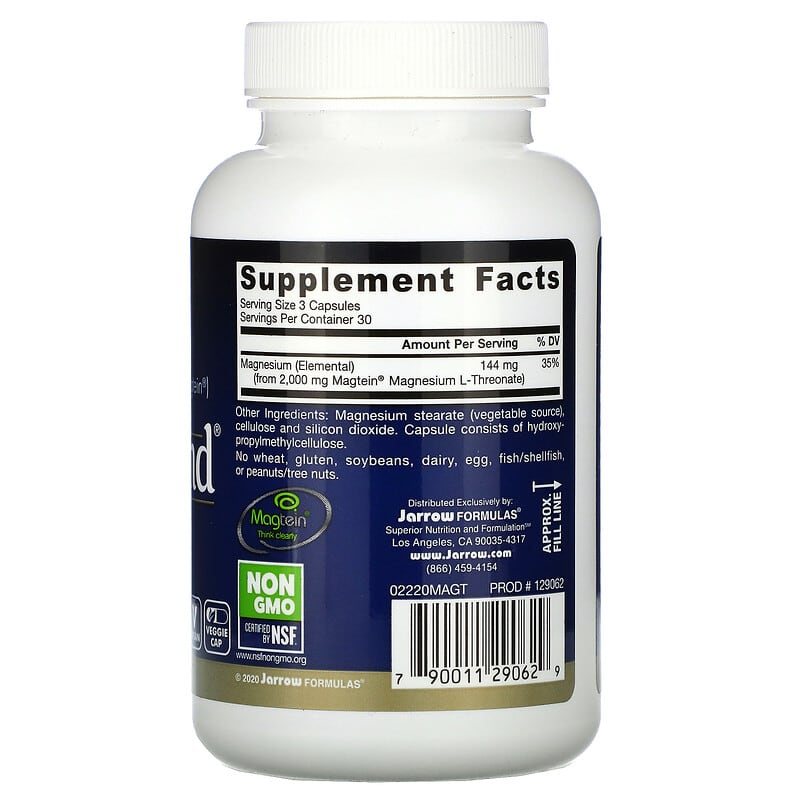 Jarrow Formulas, MagMind, 90 Veggie Caps 790011290629