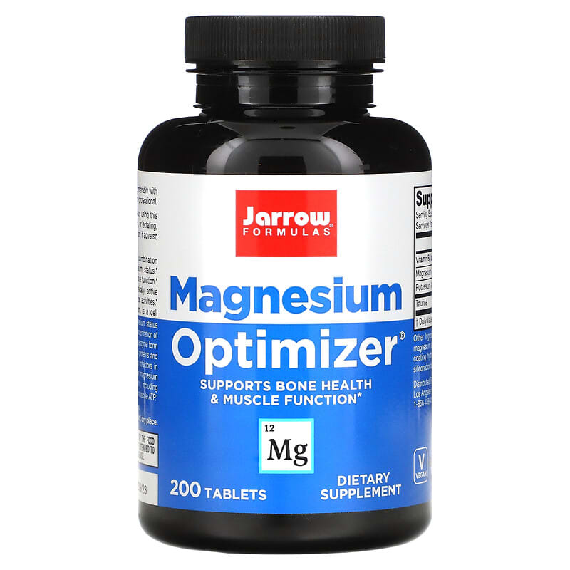 Jarrow Formulas Magnesium Optimizer 200 Tablets 790011130079