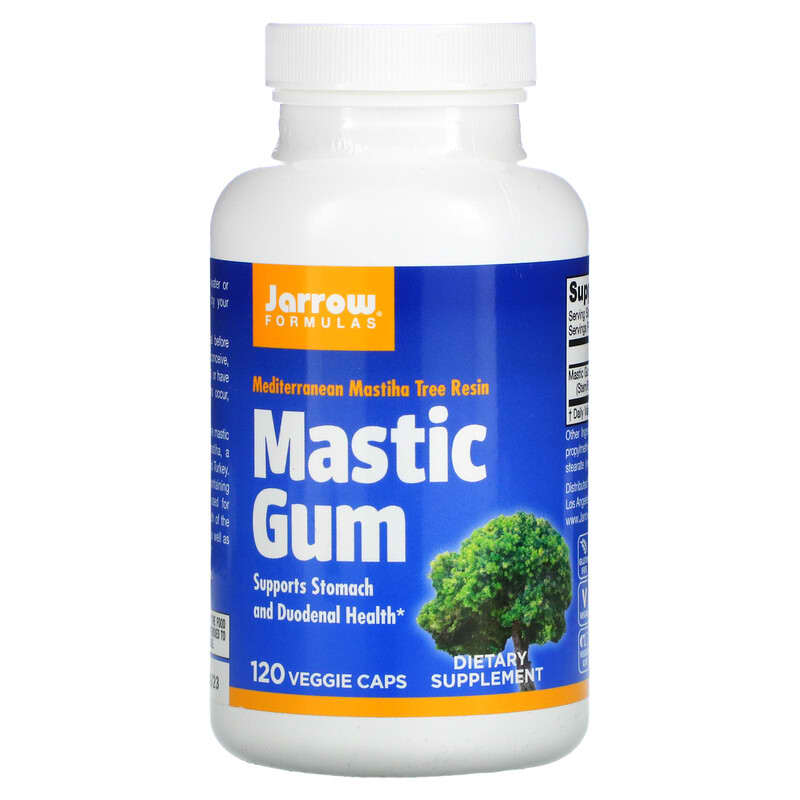 Jarrow Formulas Mastic Gum 120 Veggie Caps 790011230144