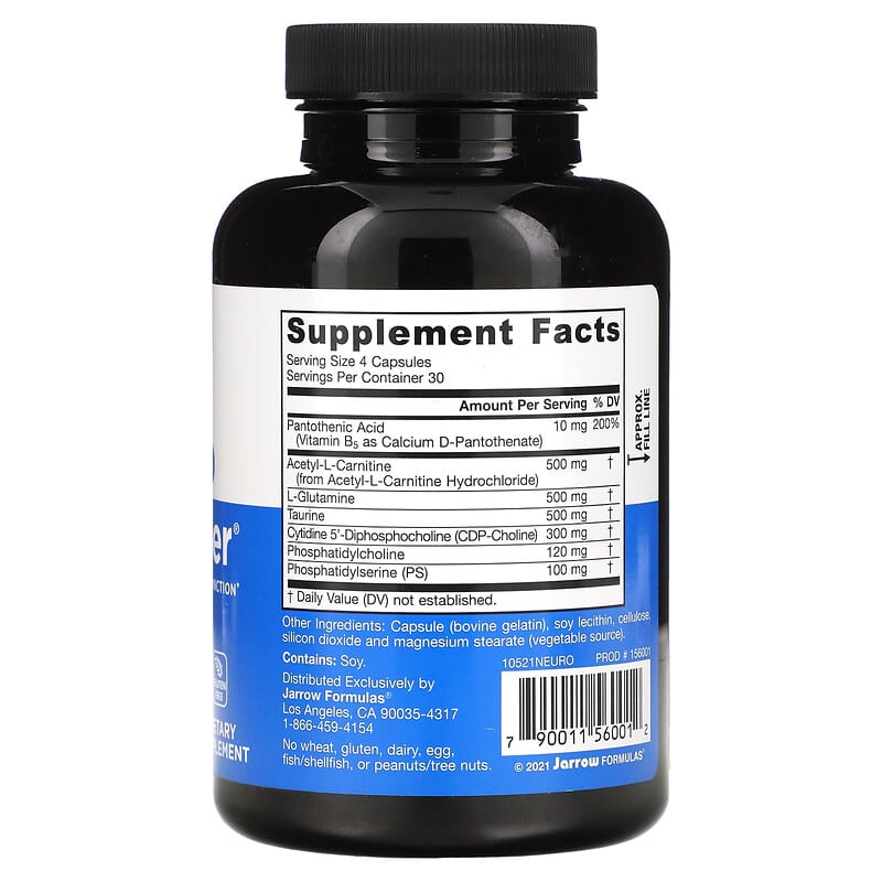 Jarrow Formulas, Neuro Optimizer, 120 Capsules 790011560012