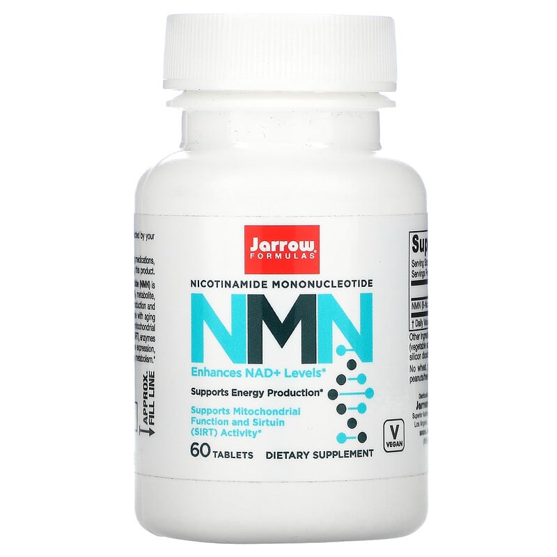 Jarrow Formulas NMN Nicotinamide Mononucleotide 60 Tablets 790011260233