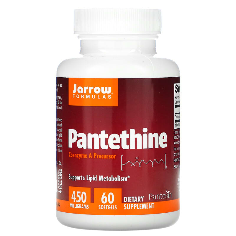 Jarrow Formulas Pantethine 450 mg 60 Softgels 790011180067