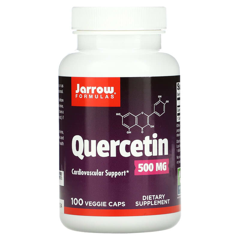 Jarrow Formulas Quercetin 500 mg 100 Veggie Caps 790011140160