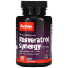 Jarrow Formulas Resveratrol Synergy 200 mg Total Resveratrol 60 Tablets 790011140832