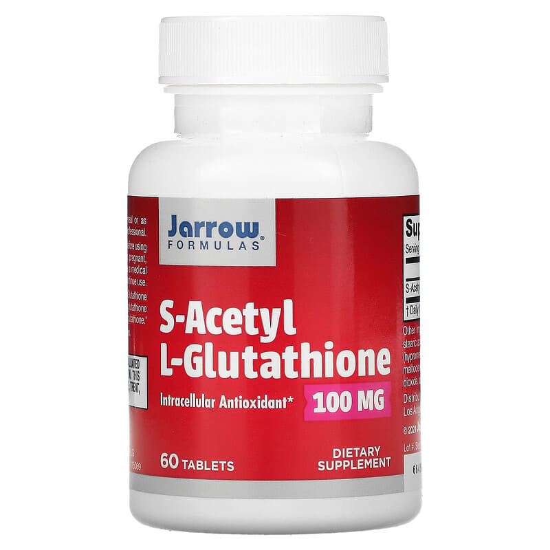 Jarrow Formulas S-Acetyl L-Glutathione 100 mg 60 Tablets 790011150695