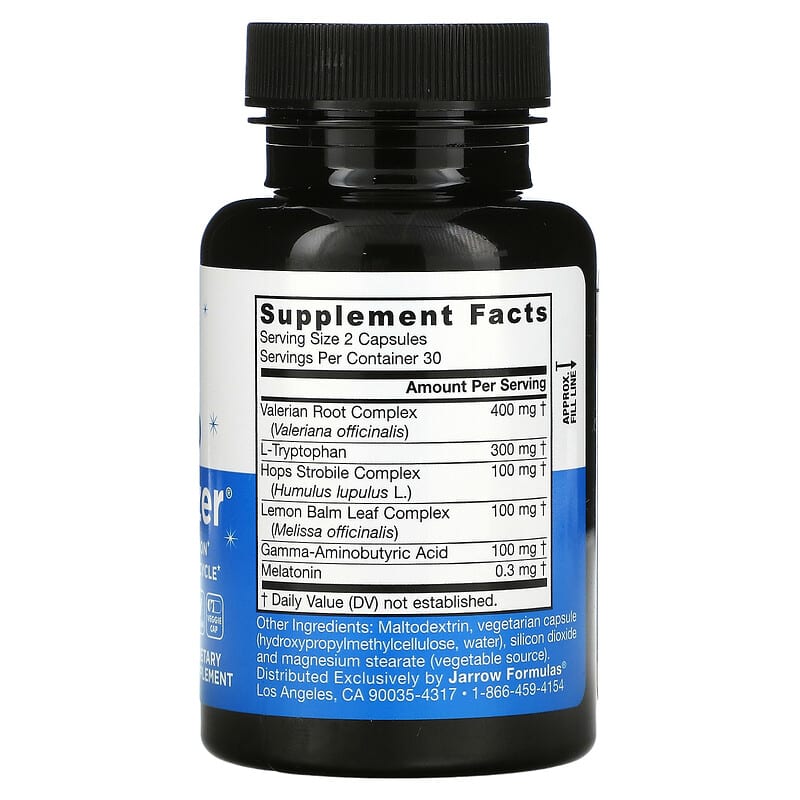 Jarrow Formulas, Sleep Optimizer, 60 Veggie Caps 790011290490