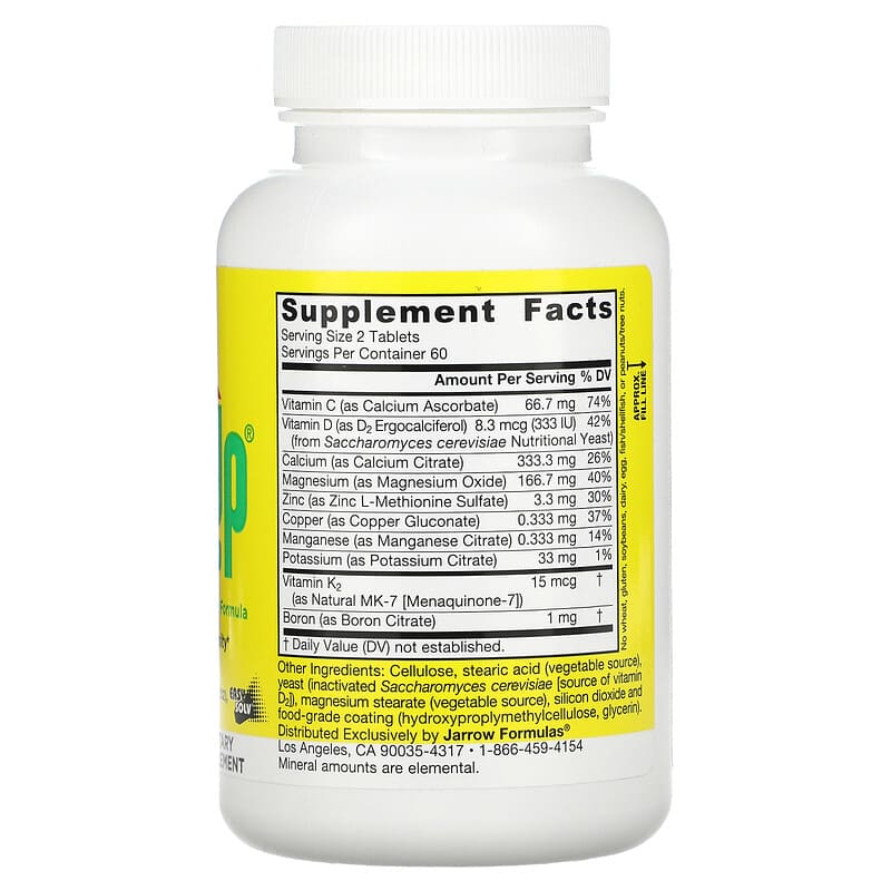Jarrow Formulas, Vegetarian Bone-Up , 120 Tablets 790011040026