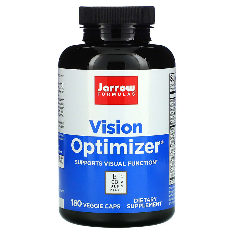 Jarrow Formulas Vision Optimizer 180 Veggie Caps 790011290520