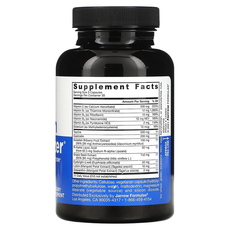 Jarrow Formulas, Vision Optimizer, 90 Veggie Caps 790011290032