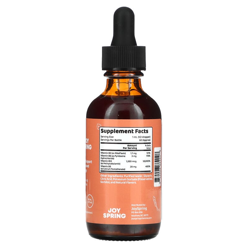 JoySpring, Burst B12, 2 fl oz (60 ml) 850008889028