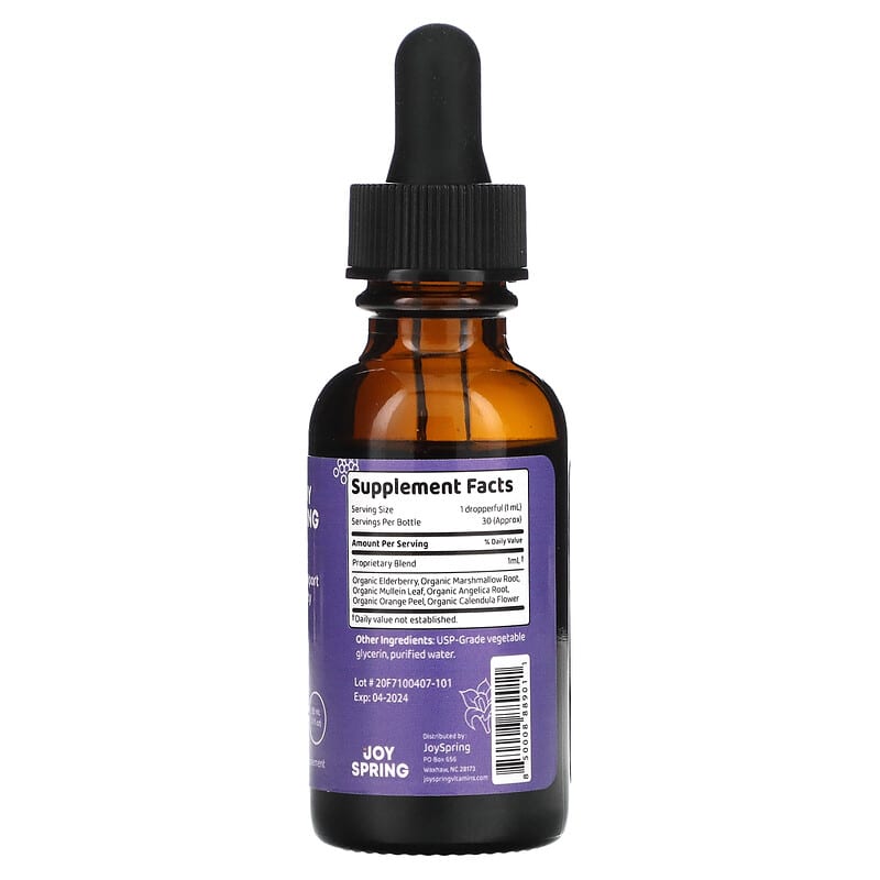 JoySpring, Elderberry Blend, 1 fl oz (30 ml) 850008889011