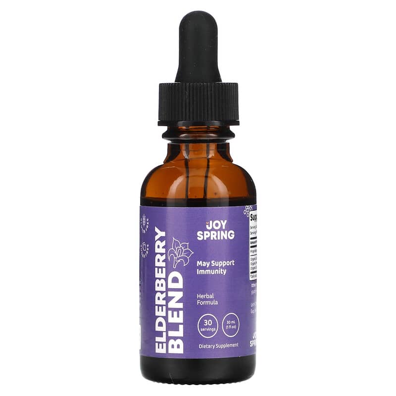 JoySpring Elderberry Blend 1 fl oz (30 ml) 850008889011