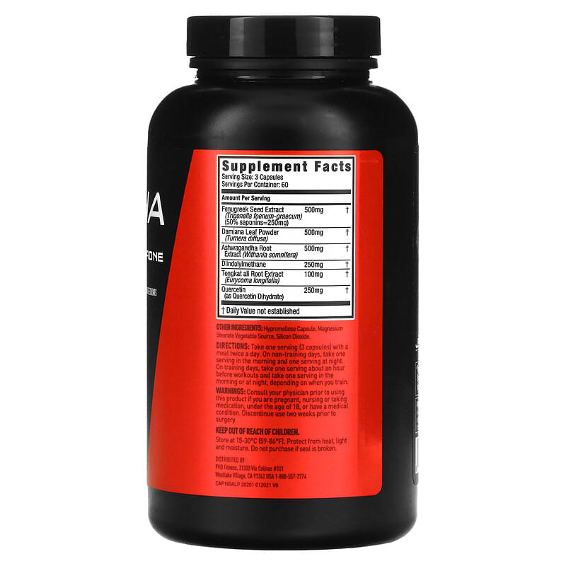 JYM Supplement Science, Alpha, Testosterone Support, 180 Vegetarian Capsules 817047020201