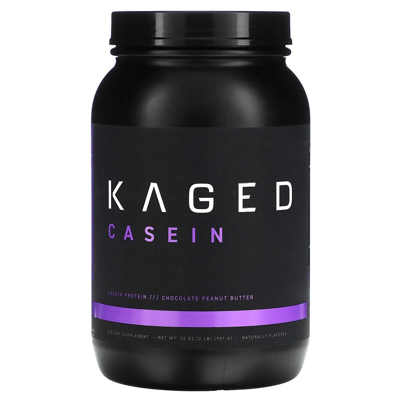 Kaged Casein Protein Chocolate Peanut Butter 32 oz (907 g) 850015107924