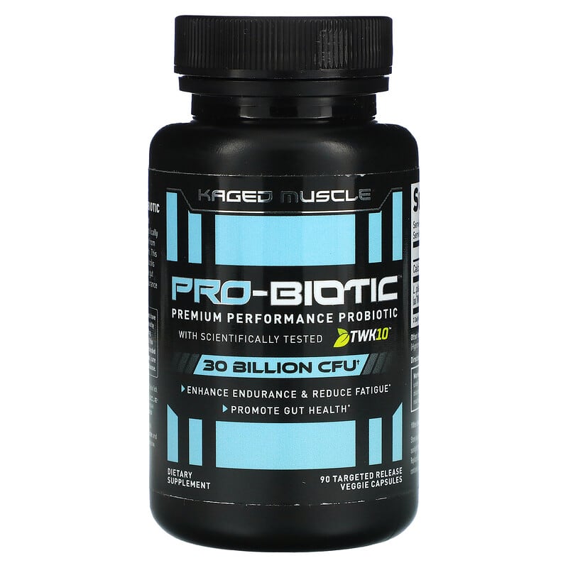 Kaged Pro-Biotic Premium Performance Probiotic 30 Billion CFU 90 Targeted Release Veggie Capsules 850015107887