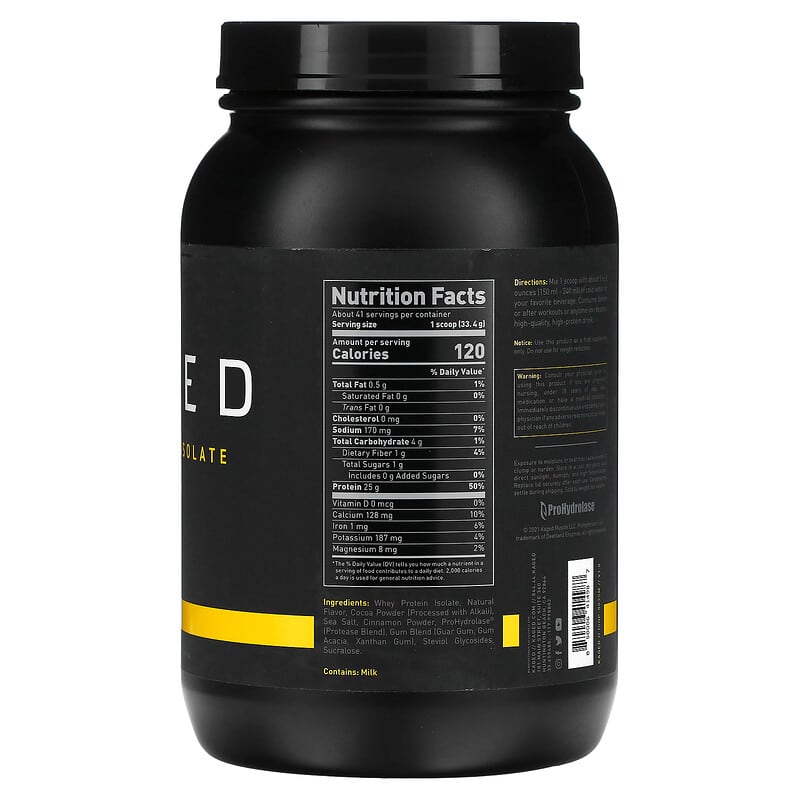 Kaged, Whey Protein Isolate, S'mores, 3 lb (1.36 kg) 850006414987